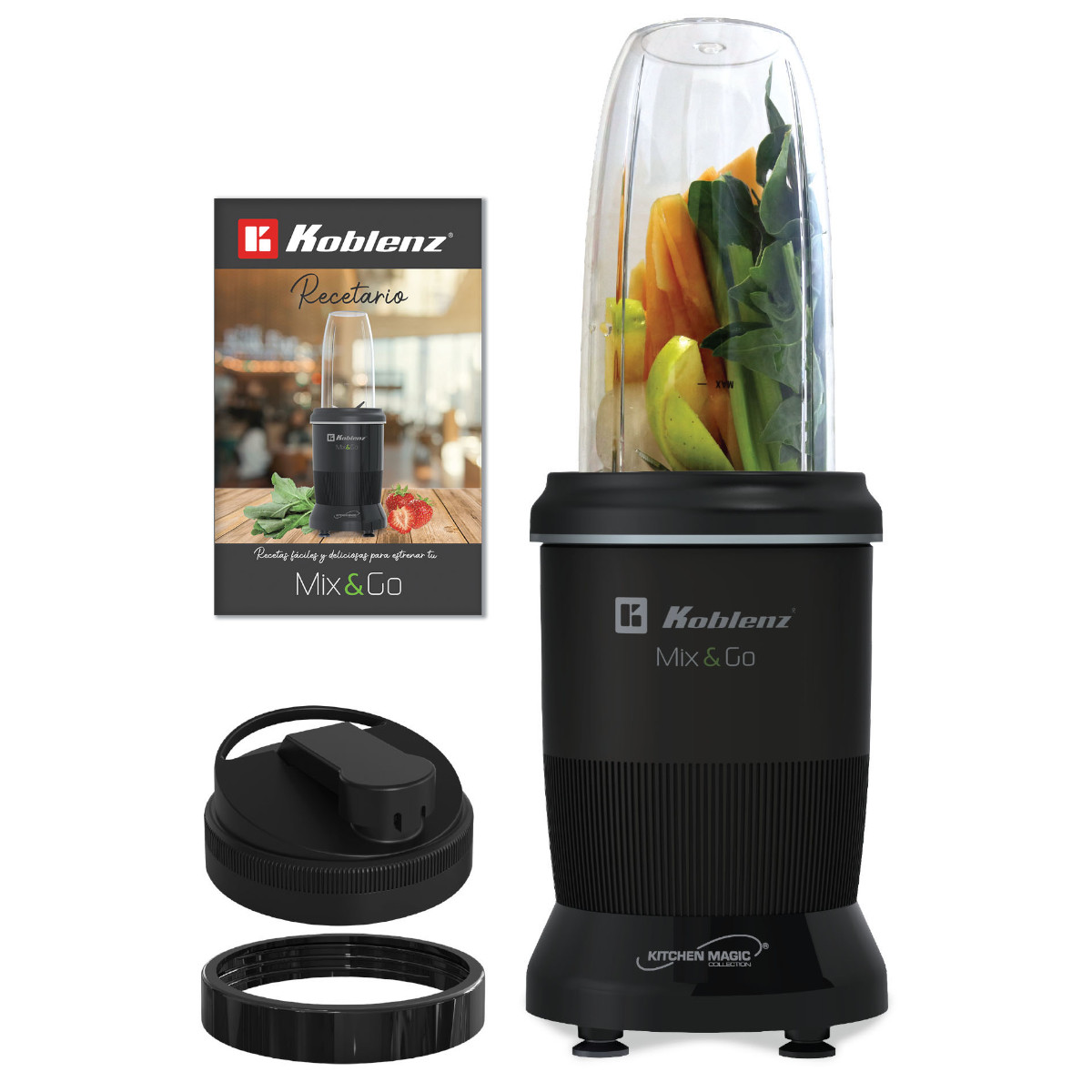 Foto 4 pulgar | Licuadora Procesador de Alimentos Koblenz BKM-800 con Vaso Tritán de 900 ml