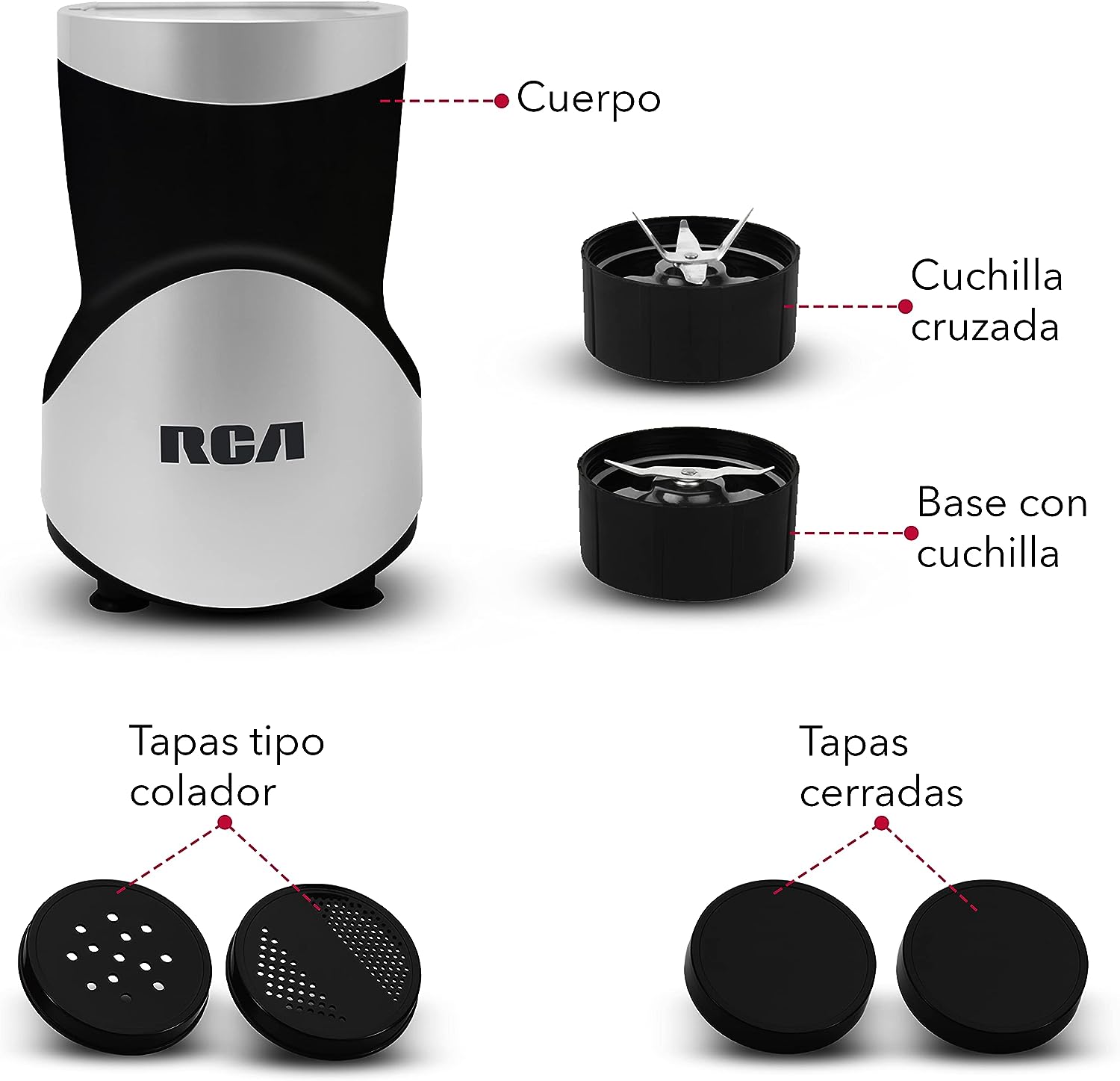 Foto 6 pulgar | Procesador de Alimentos RCA RC-3197 con Accesorios