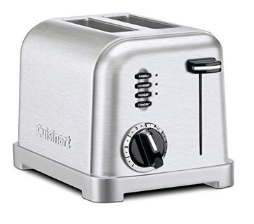 Foto 2 | Venta Internacional - Tostadora Cuisinart Cpt-160 Classic De Metal 2 Rebanadas Acero Inoxidable Cepillado