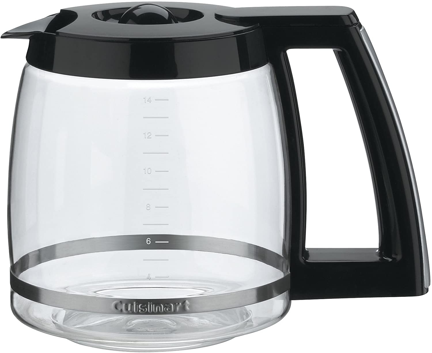 Foto 2 pulgar | Venta Internacional - Carafe De Vidrio De Repuesto Cuisinart De 14 Tazas, Negro