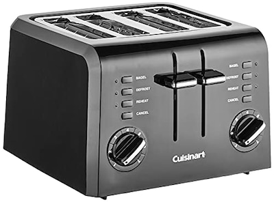 Foto 1 | Venta Internacional - Tostadora Plástica Compacta Cuisinart 4 Cpt-142bk, 4 Rebanadas, Negro