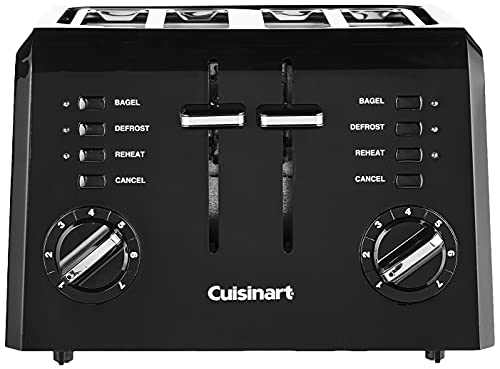 Foto 3 pulgar | Venta Internacional - Tostadora Plástica Compacta Cuisinart 4 Cpt-142bk, 4 Rebanadas, Negro