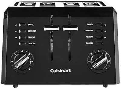 Foto 2 | Venta Internacional - Tostadora Plástica Compacta Cuisinart 4 Cpt-142bk, 4 Rebanadas, Negro