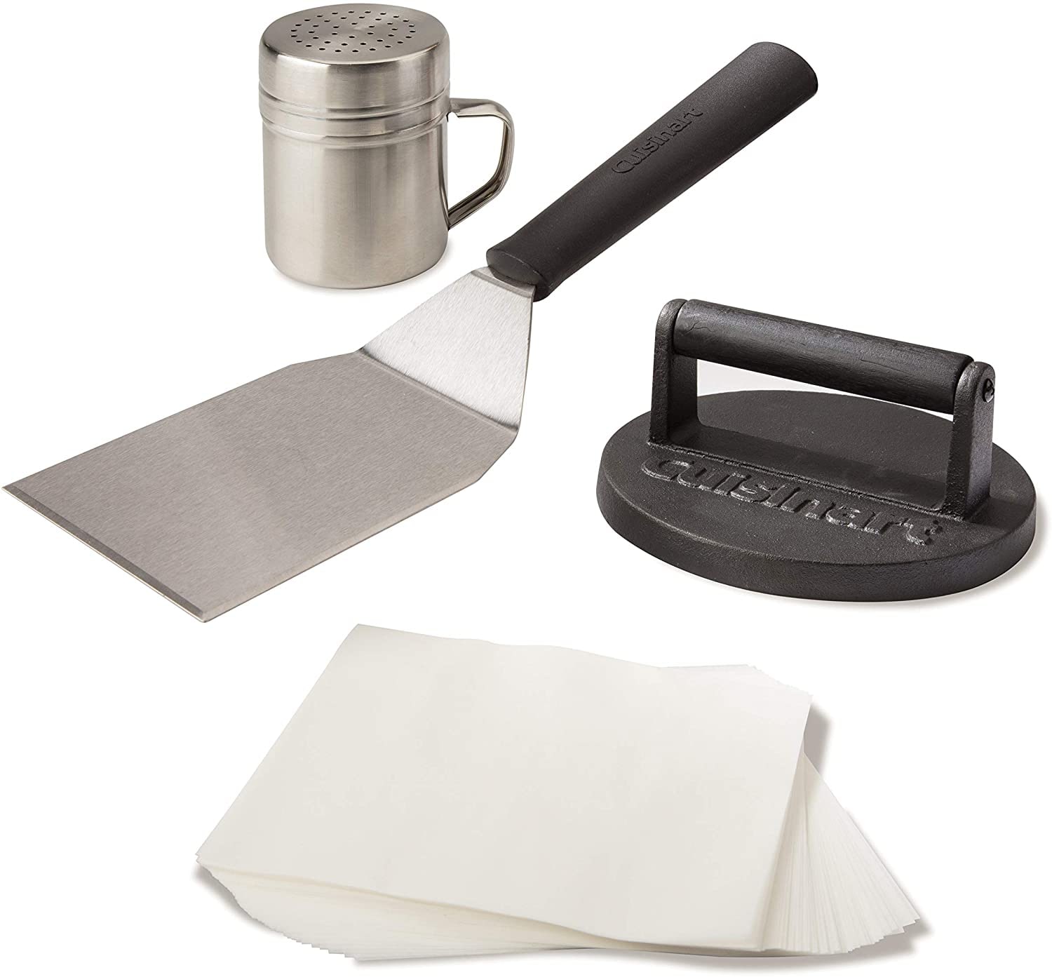 Venta Internacional - Cuisinart Csbk-400, Kit De Hamburguesa Aplastada, Hierro Fundido $1,186