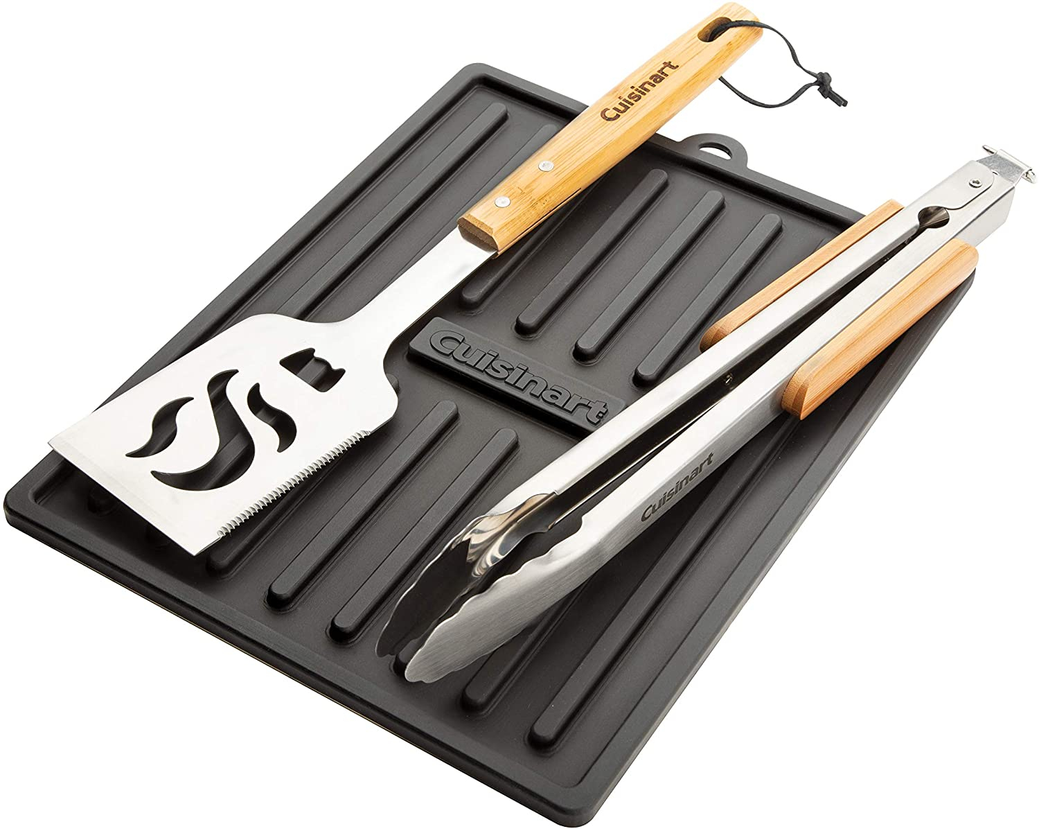 Foto 3 pulgar | Venta Internacional - Cuisinart Ctm-820 Utensilio De Silicona, Estera Para Parrilla Negra