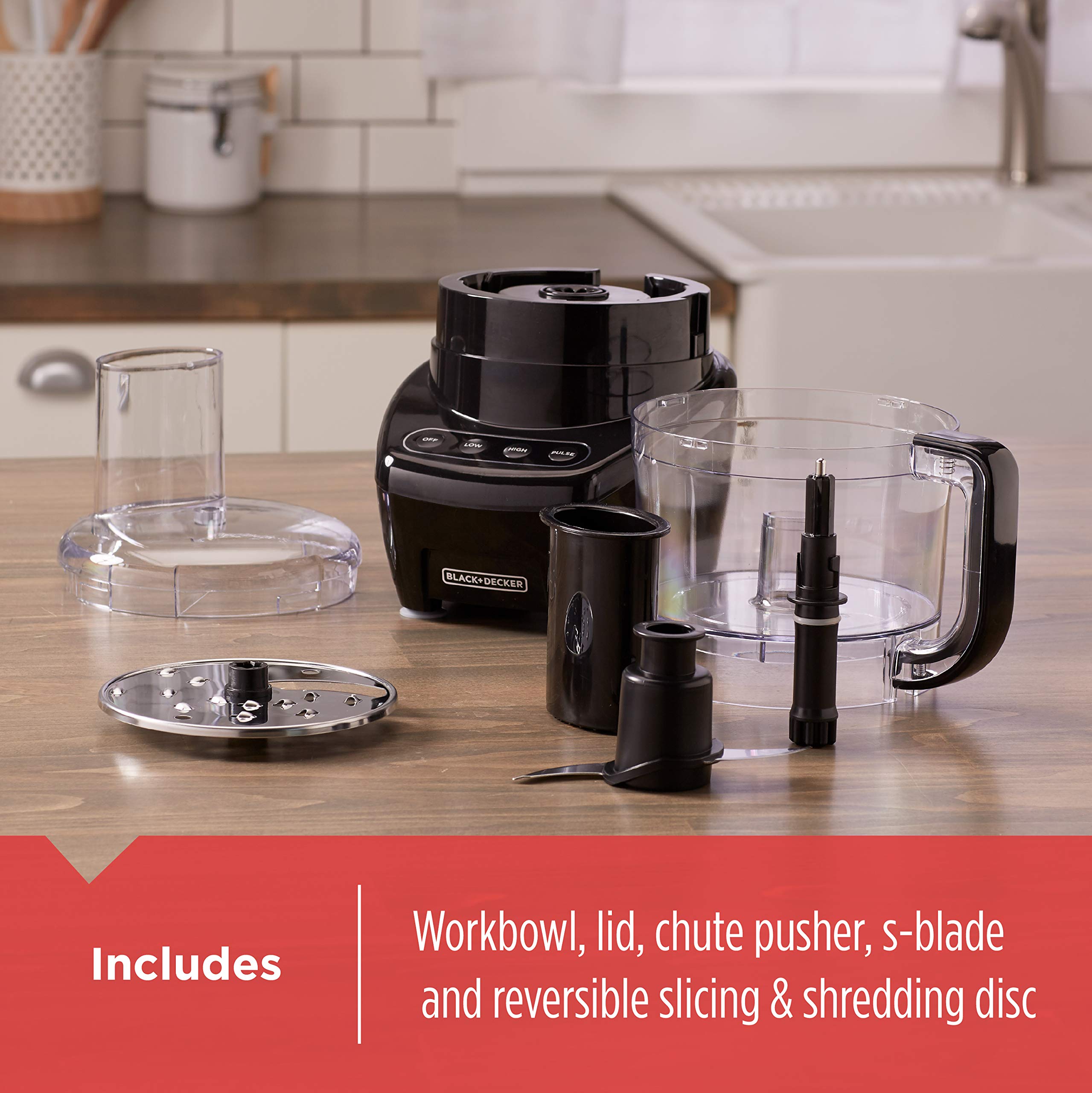 Foto 6 pulgar | Procesador De Alimentos Black+decker 3 En 1 De Fácil Montaje 2l 450w - Venta Internacional.