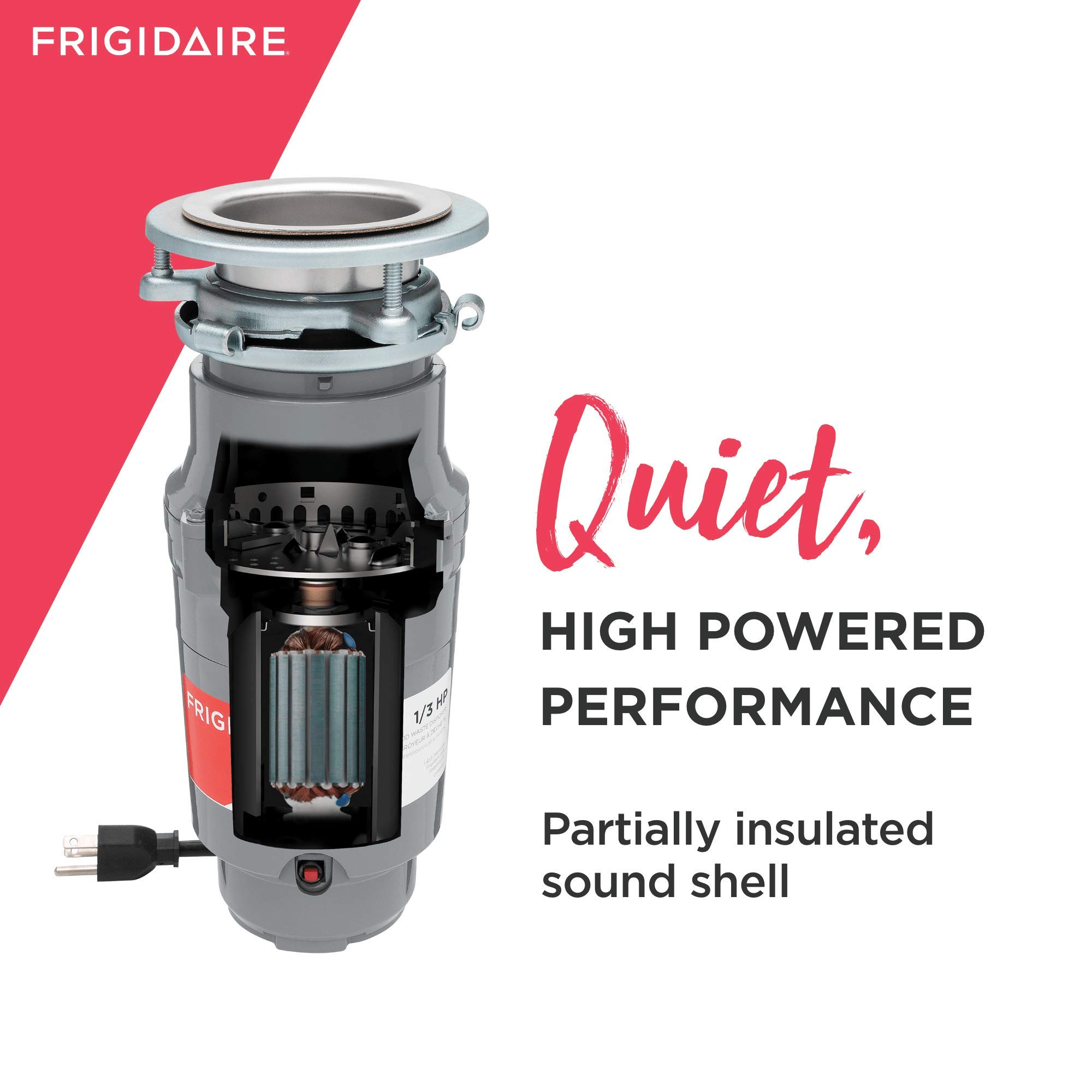 Foto 4 pulgar | Triturador De Basura Frigidaire Ff03dispc1 1/3 Hp Para Fregadero De Cocina - Venta Internacional.