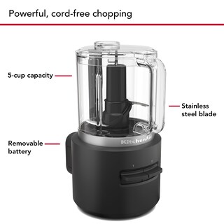 Foto 3 | Picadora De Alimentos Kitchenaid Go™ Inalámbrica Kfcr531 Con Batería - Venta Internacional.
