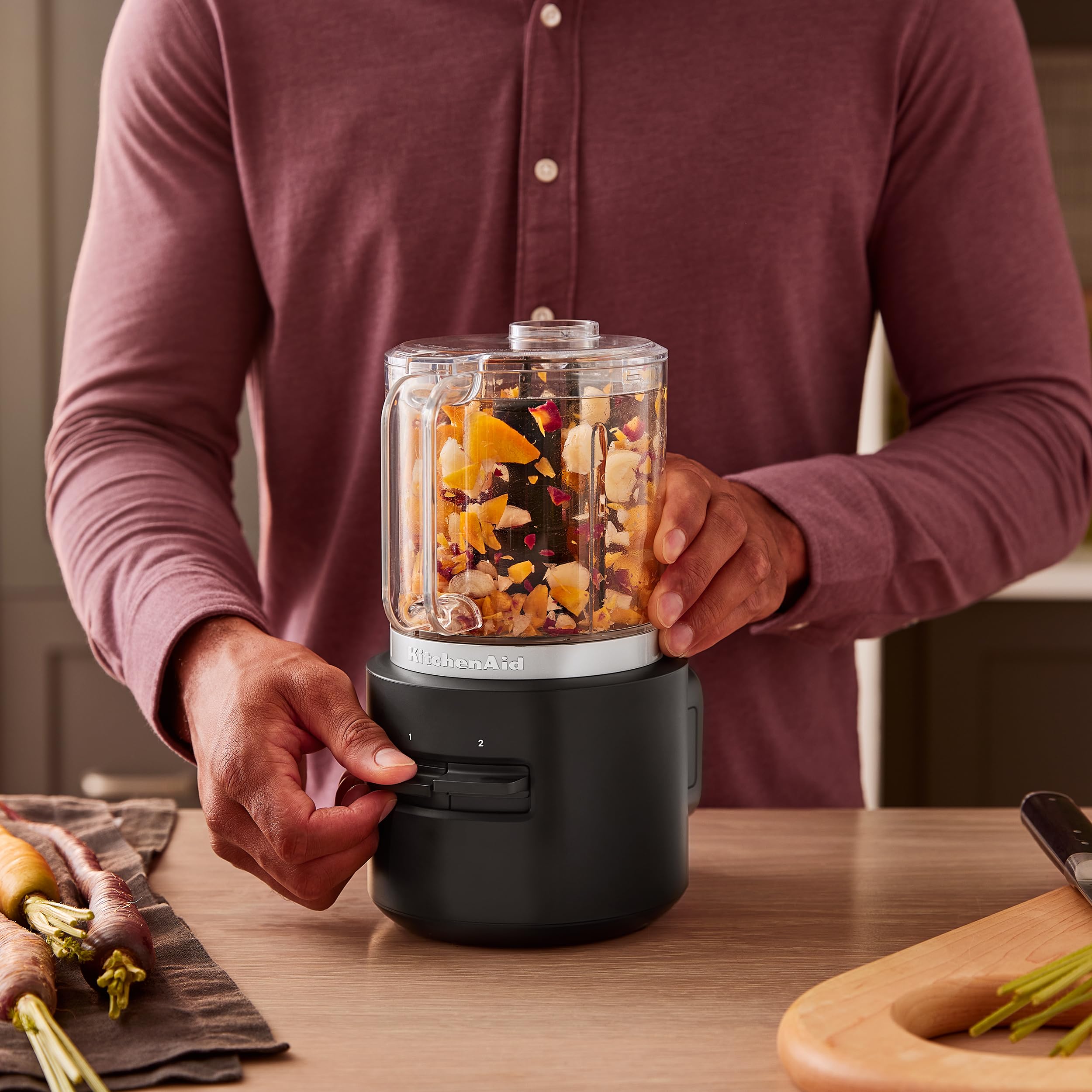 Foto 7 pulgar | Picadora De Alimentos Kitchenaid Go™ Inalámbrica Kfcr531 Con Batería - Venta Internacional.