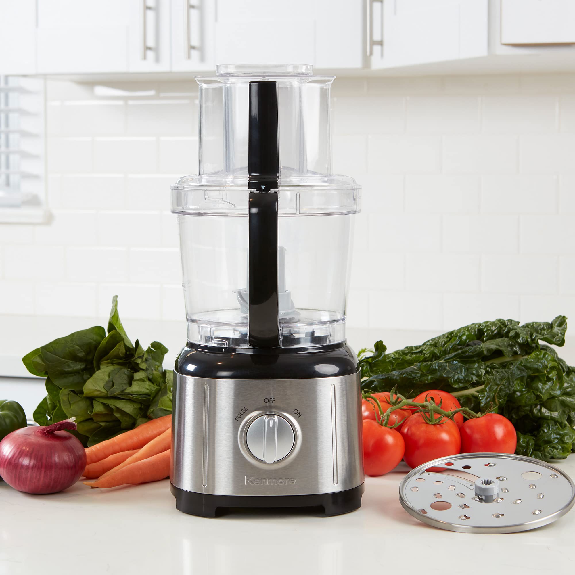 Foto 3 pulgar | Procesador De Alimentos Kenmore De 11 Tazas Con Disco Para Rebanar/triturar 500 W - Venta Internacional.