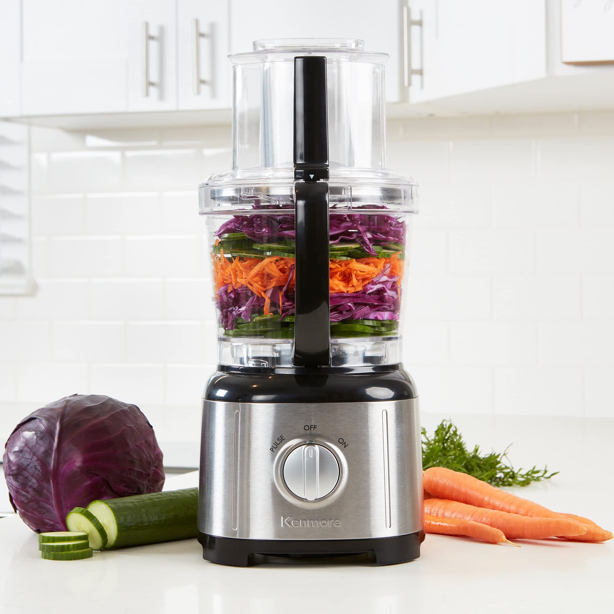 Foto 6 pulgar | Procesador De Alimentos Kenmore De 11 Tazas Con Disco Para Rebanar/triturar 500 W - Venta Internacional.