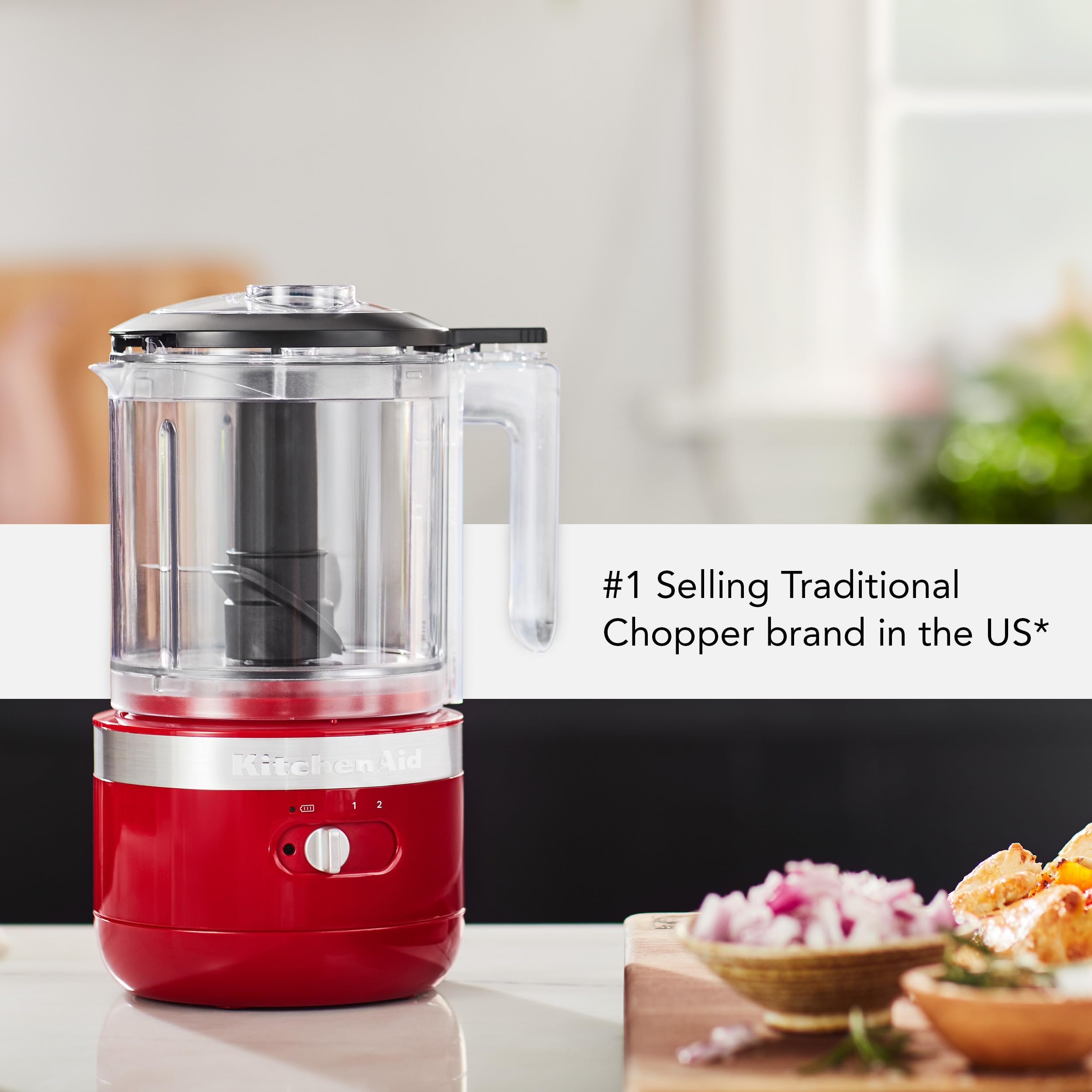 Foto 7 pulgar | Procesador de Alimentos Kitchen Aid Roja de 1.2 L-Venta Internacional