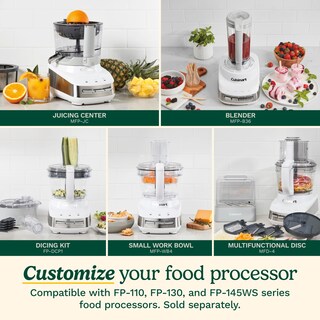Foto 2 | Procesador de Alimentos Cuisinart Fp-130mb Core Custom 13 Tazas Azul - Venta Internacional
