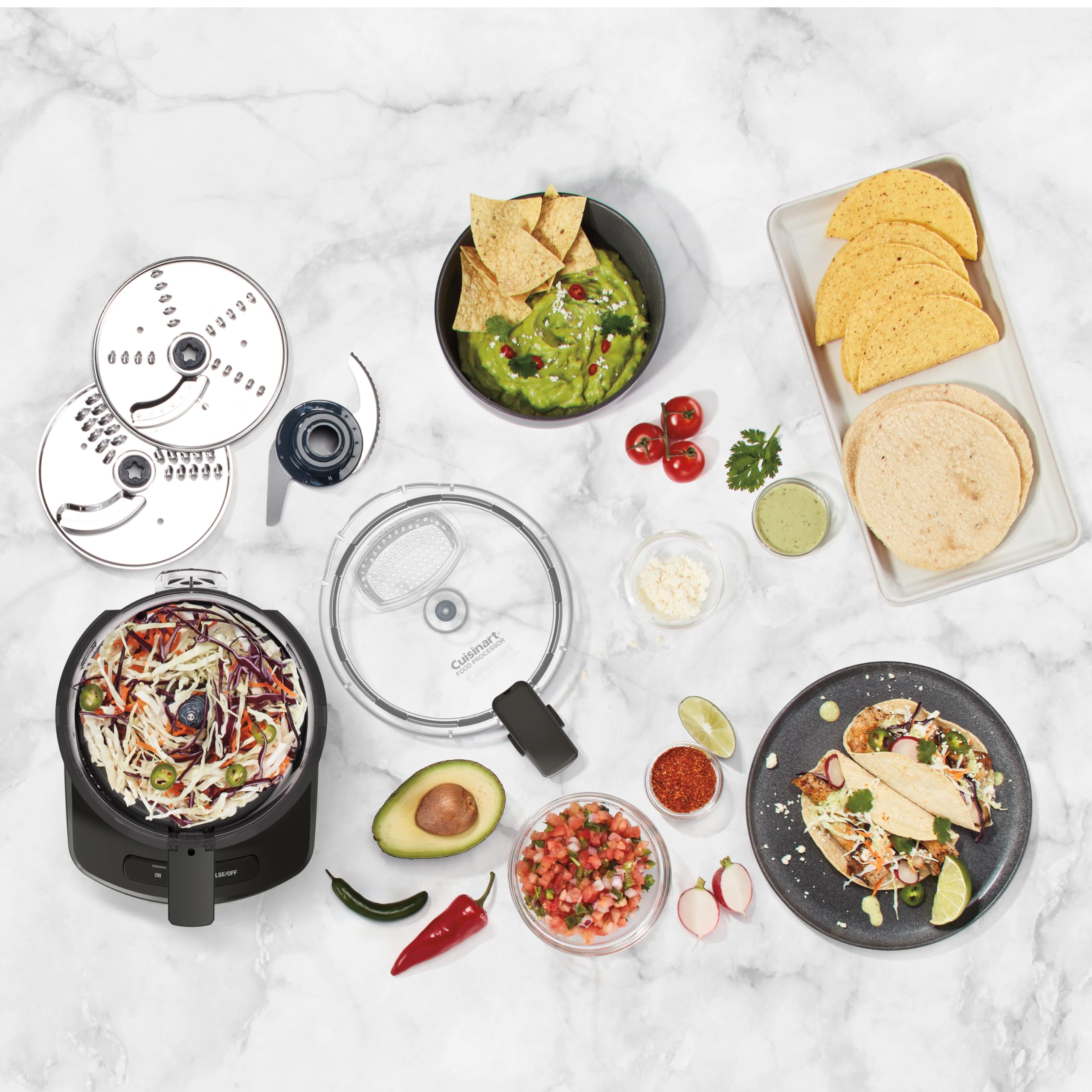 Foto 5 pulgar | Procesador de Alimentos Cuisinart 7 Tazas Negro - Venta Internacional
