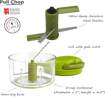 Foto 2 | Picadora De Verduras Kuhn Rikon Pull Chop 650 Ml Con 3 Años De Garantía - Venta Internacional.