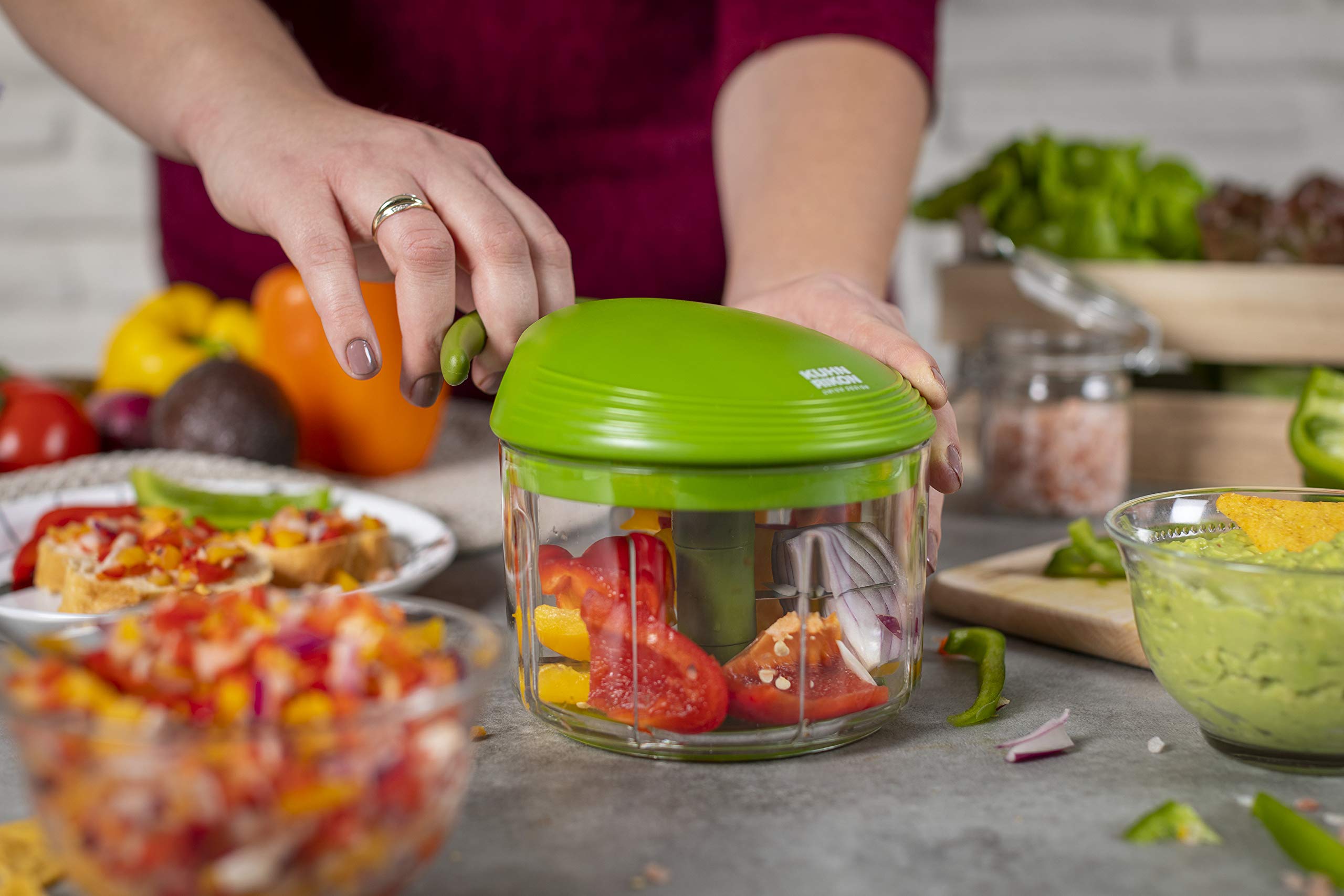 Foto 5 | Picadora De Verduras Kuhn Rikon Pull Chop 650 Ml Con 3 Años De Garantía - Venta Internacional.