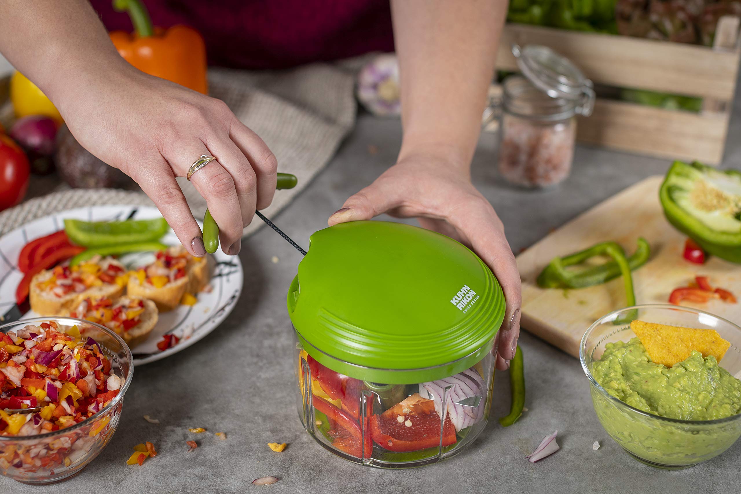 Foto 6 | Picadora De Verduras Kuhn Rikon Pull Chop 650 Ml Con 3 Años De Garantía - Venta Internacional.