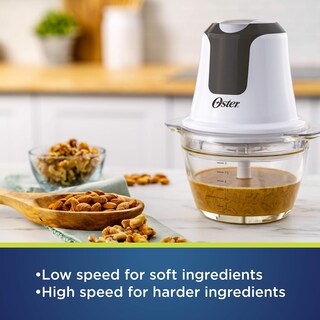 Foto 4 | Mini Picadora de Alimentos Oster 2130489 700 Ml 250 W 2 Velocidades Blanca - Venta Internacional