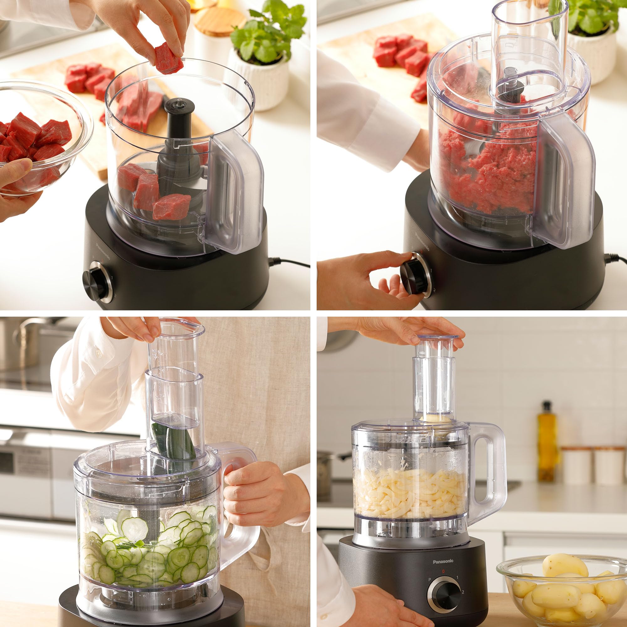 Foto 8 pulgar | Procesador de Alimentos Panasonic Mk-f511 de 800 w-Venta Internacional