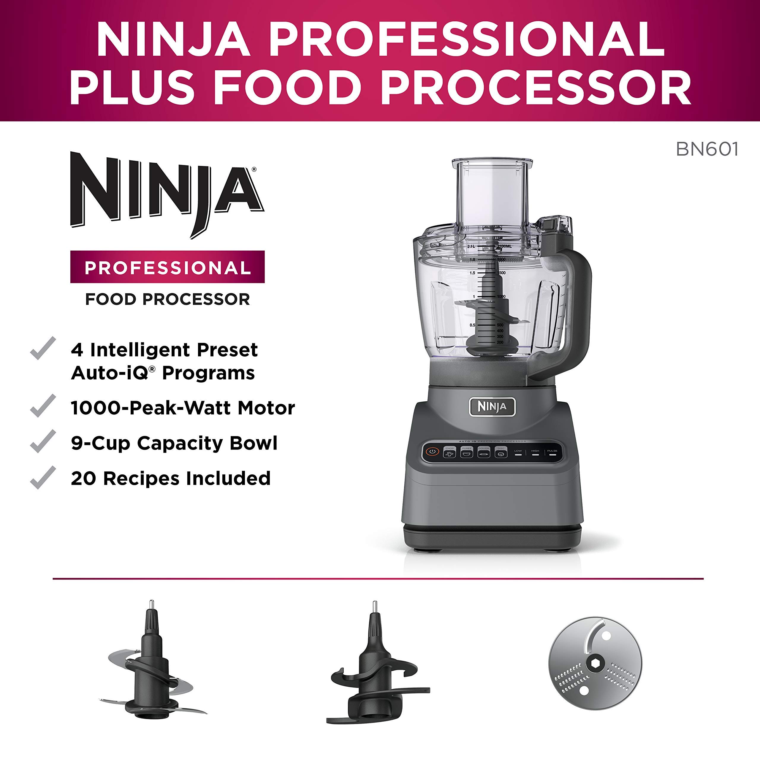 Foto 3 pulgar | Procesador de Alimentos Ninja Bn601 Professional Plus Renovado - Venta Internacional