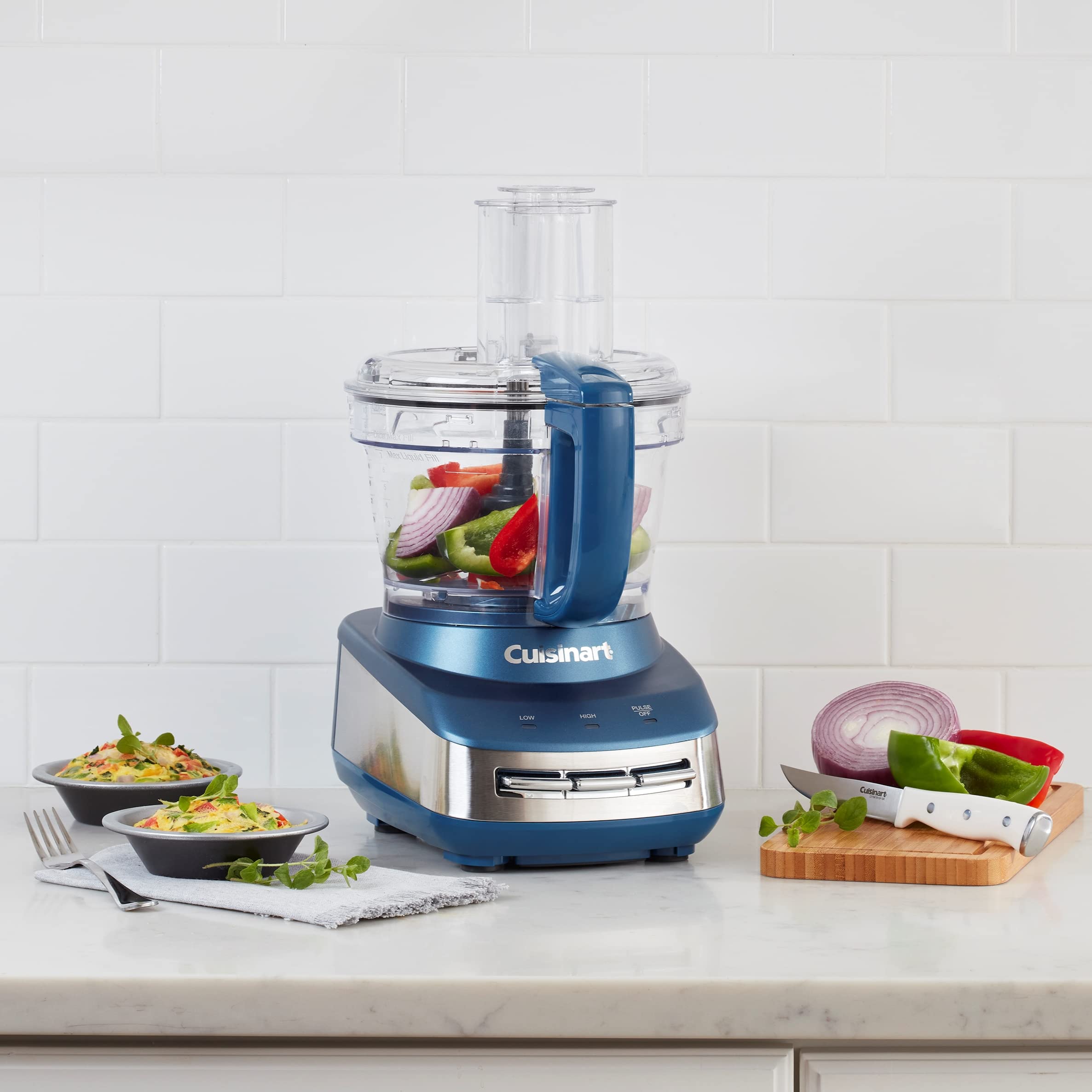 Foto 4 pulgar | Procesador de Alimentos Cuisinart Fp-110mb Core Custom 2.4l Marine Blue - Venta Internacional