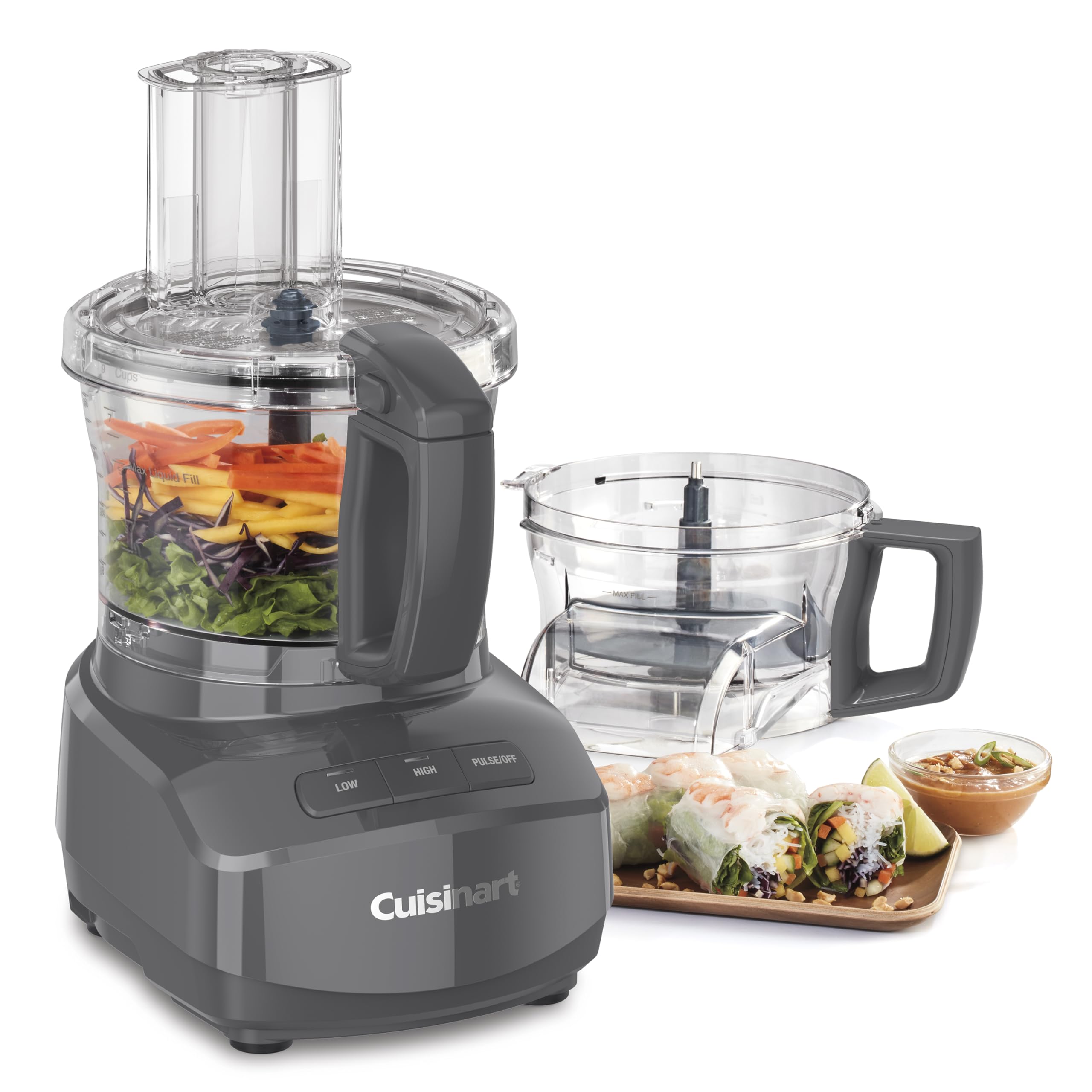 Foto 4 pulgar | Procesador de Alimentos Cuisinart 9 Tazas Triturador Gris - Venta Internacional