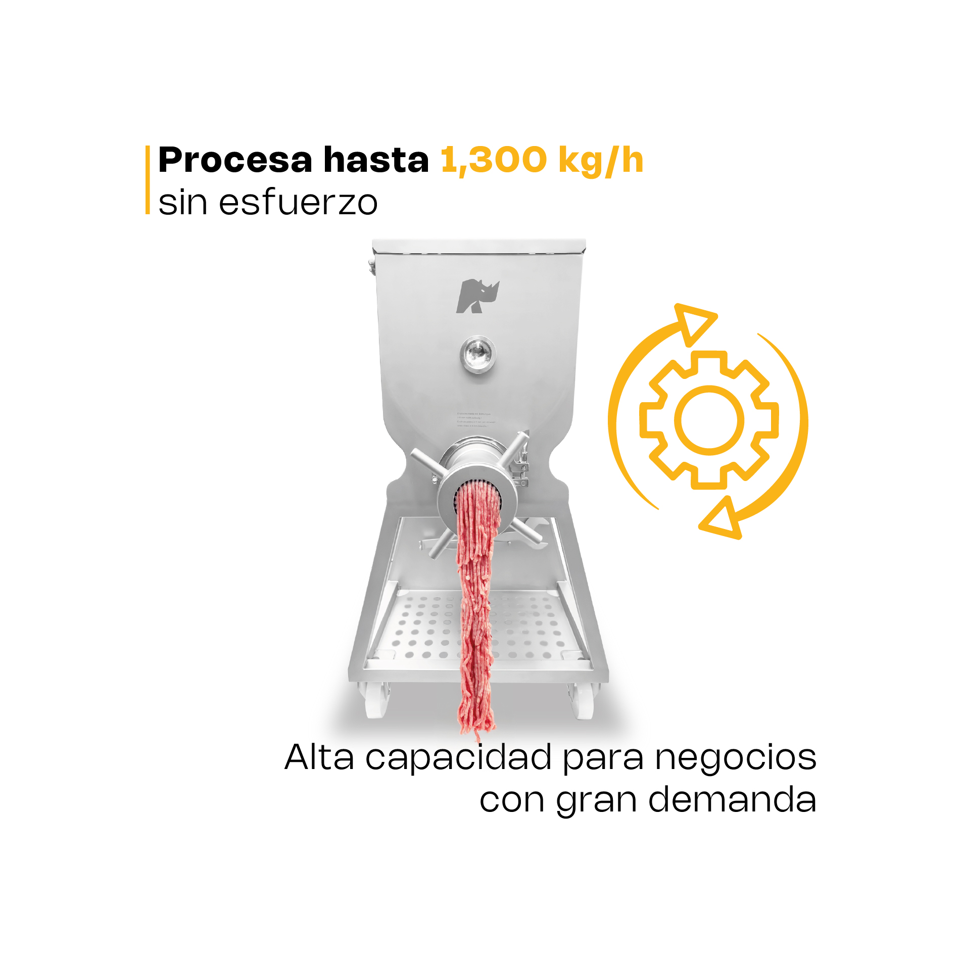 Foto 7 pulgar | Molino Mezclador Rhino  5.5 Hp Tolva de 50 Kg