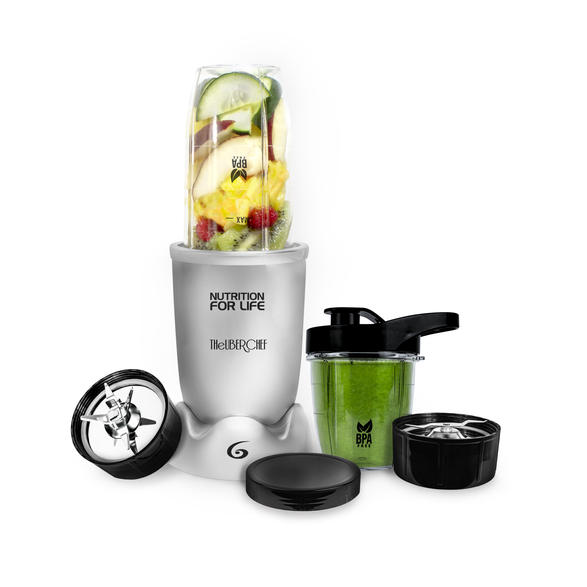 Foto 2 pulgar | Steelpro Theuberchef Procesador De Alimentos Licuadora 500w Bpa Free Nutrition For Life