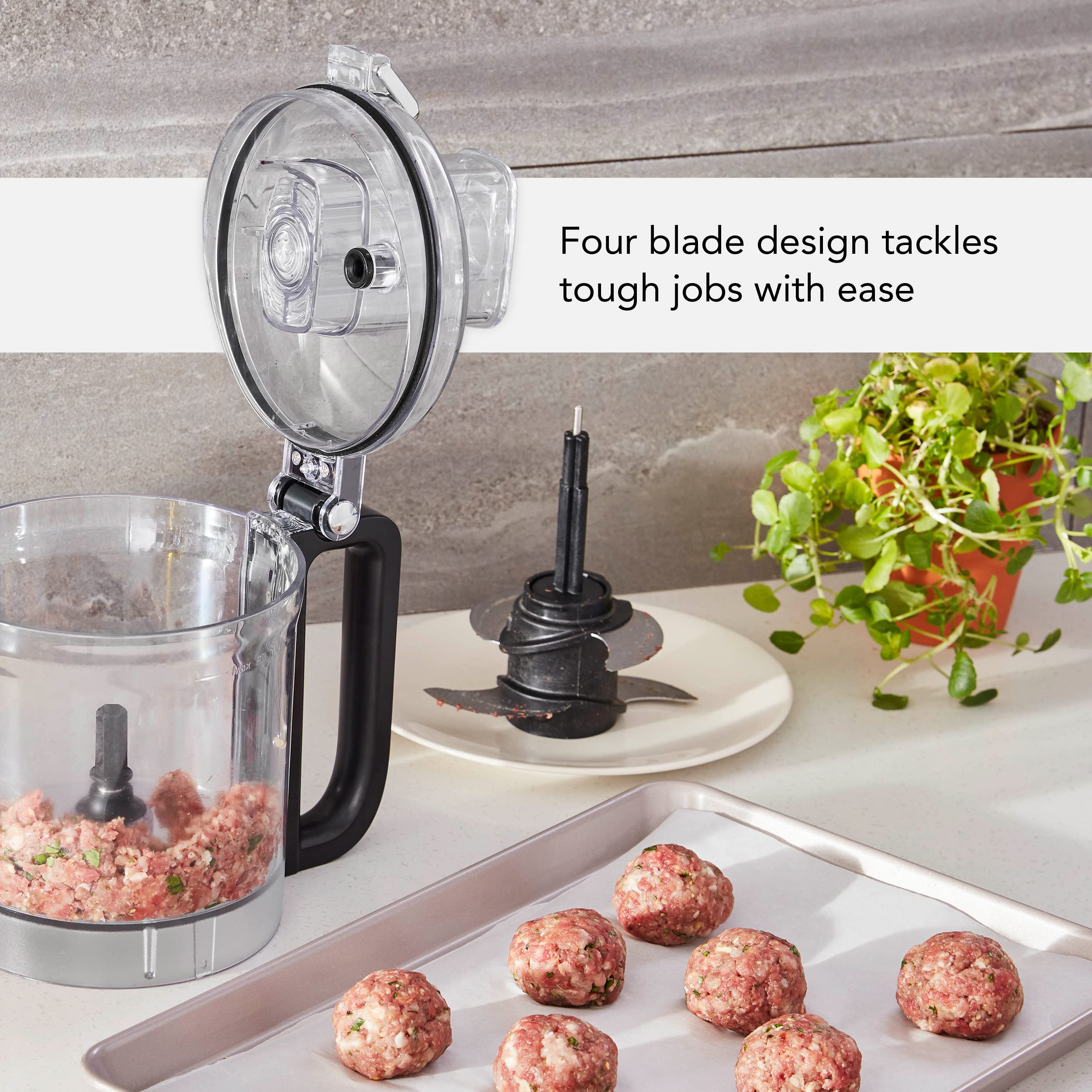 Foto 4 pulgar | Procesador de Alimentos Kitchenaid Kfp0921 de 9 Tazas con Accesorios - Venta Internacional