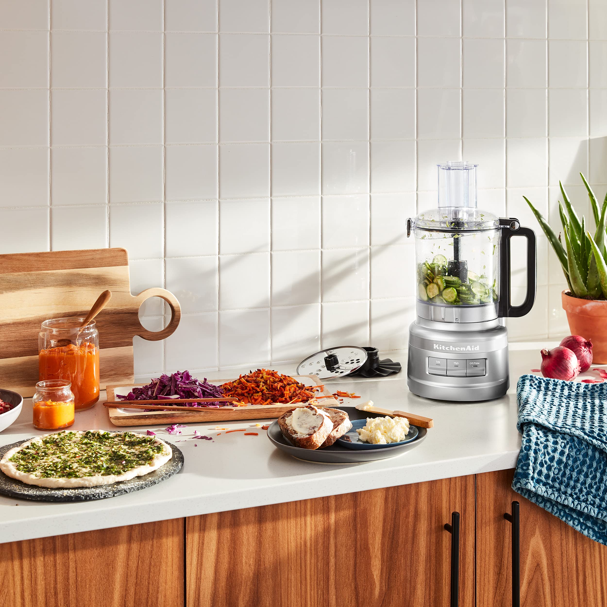 Foto 8 pulgar | Procesador de Alimentos Kitchenaid Kfp0921 de 9 Tazas con Accesorios - Venta Internacional