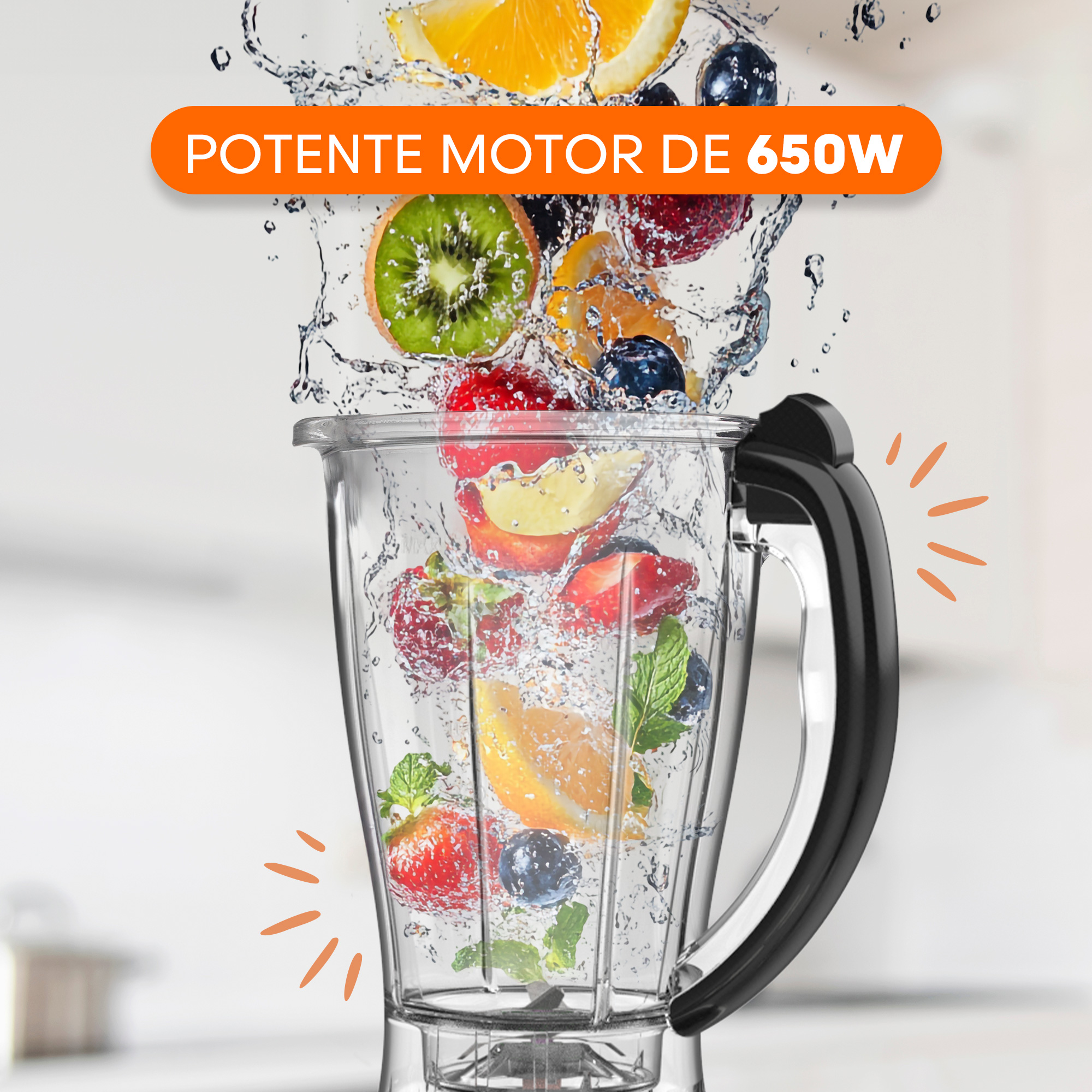 Foto 7 pulgar | Sistema De Cocina Chef-deluxe Masterchef By Hukën Mk-bsy-650 10+ Accesorios 650w