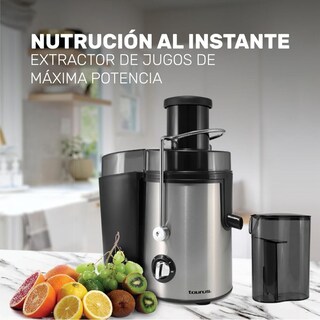 Foto 2 | Extractor De Jugos Taurus Boca Extra Ancha Motor Potente Fácil Limpieza
