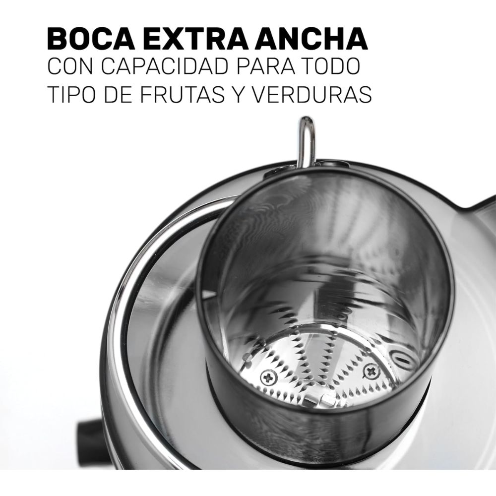 Foto 4 pulgar | Extractor De Jugos Taurus Boca Extra Ancha Motor Potente Fácil Limpieza