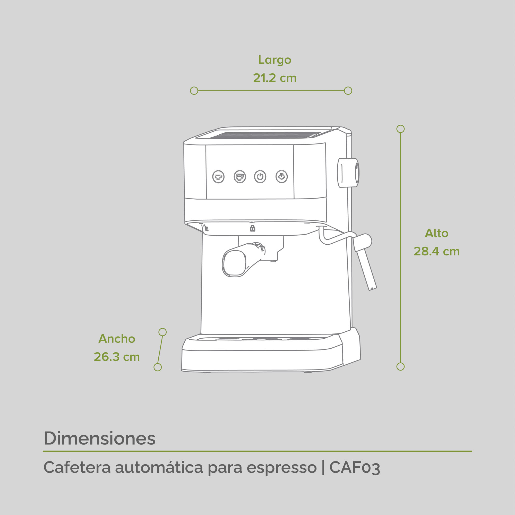 Foto 4 pulgar | Cafetera Café Espresso y Cappuccino Avera Caf03 Automática - color Negro