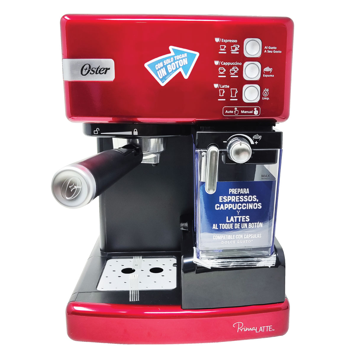 Foto 2 | Cafetera Automática de Expresso Oster BVSTEM6603R-013 color Rojo Prima Latte