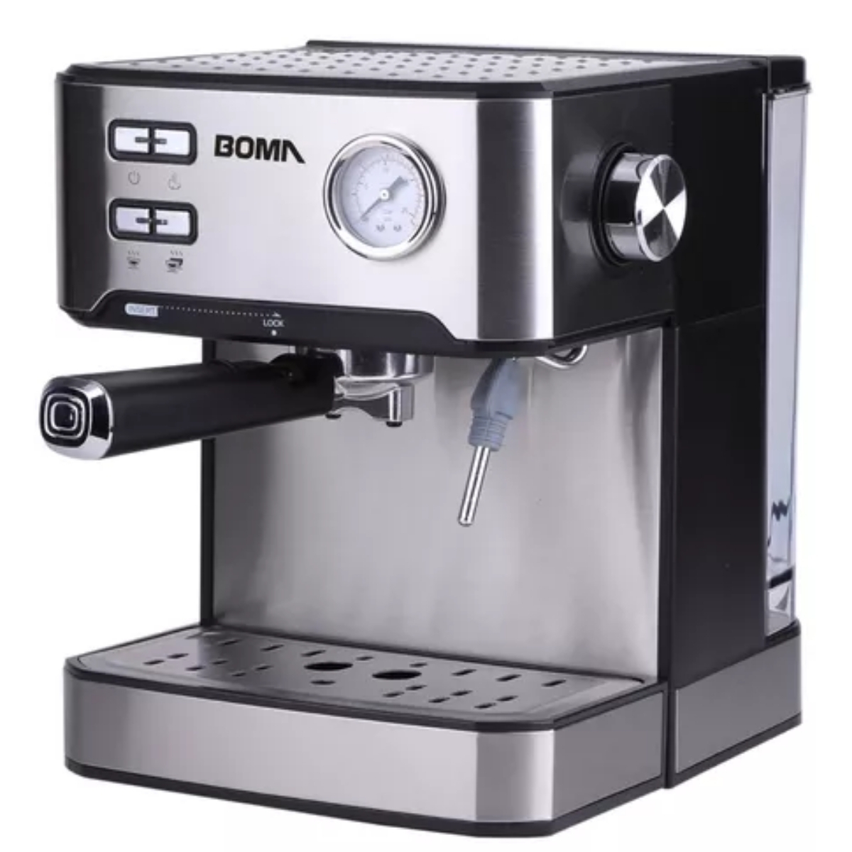 Cafetera Boma 1.6l 2 Tazas Boquilla De Espuma Bm-6836