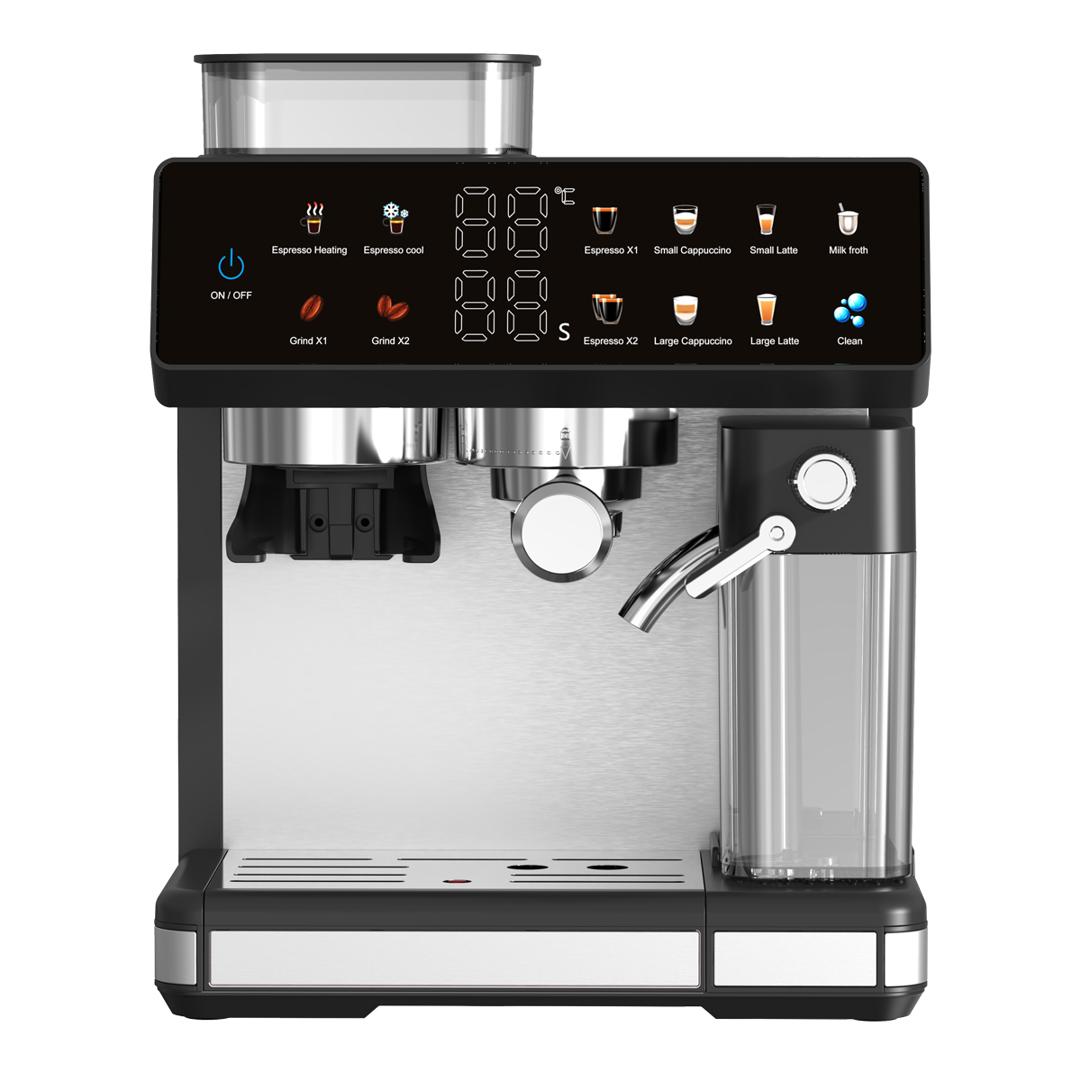 Foto 2 pulgar | Cafetera Semiautomática Con Molino 1350 W Bogner