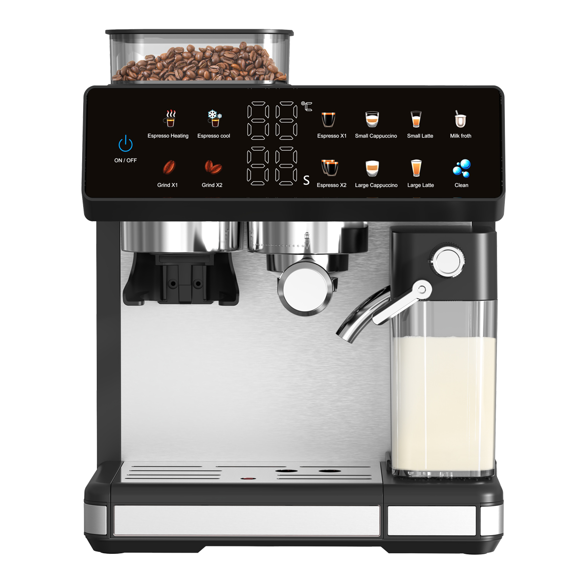 Foto 4 pulgar | Cafetera Semiautomática Con Molino 1350 W Bogner