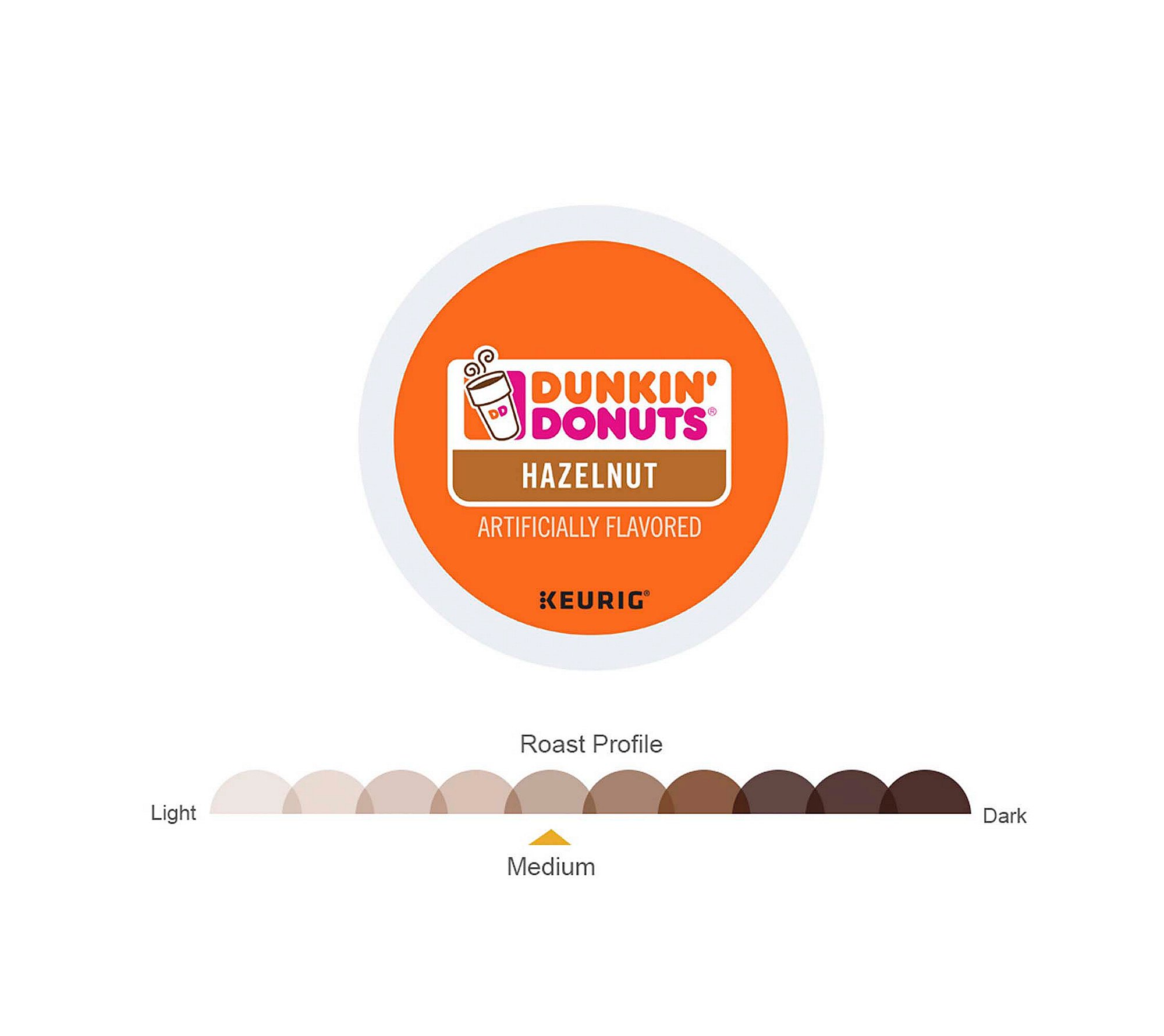 Foto 4 pulgar | Café K-Cup Pods Dunkin' Hazelnut Keurig 16 Unidades - Venta Internacional
