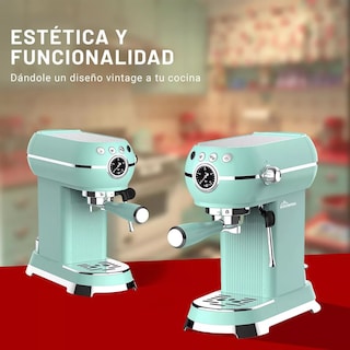 Foto 6 | Cafetera Eléctrica Retro Espresso y Capuchino 1.5l 600w Verde