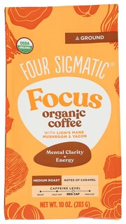 Foto 1 | Café Four Sigmatic Organic Focus, Tostado Medio, 300 Ml - Venta Internacional.