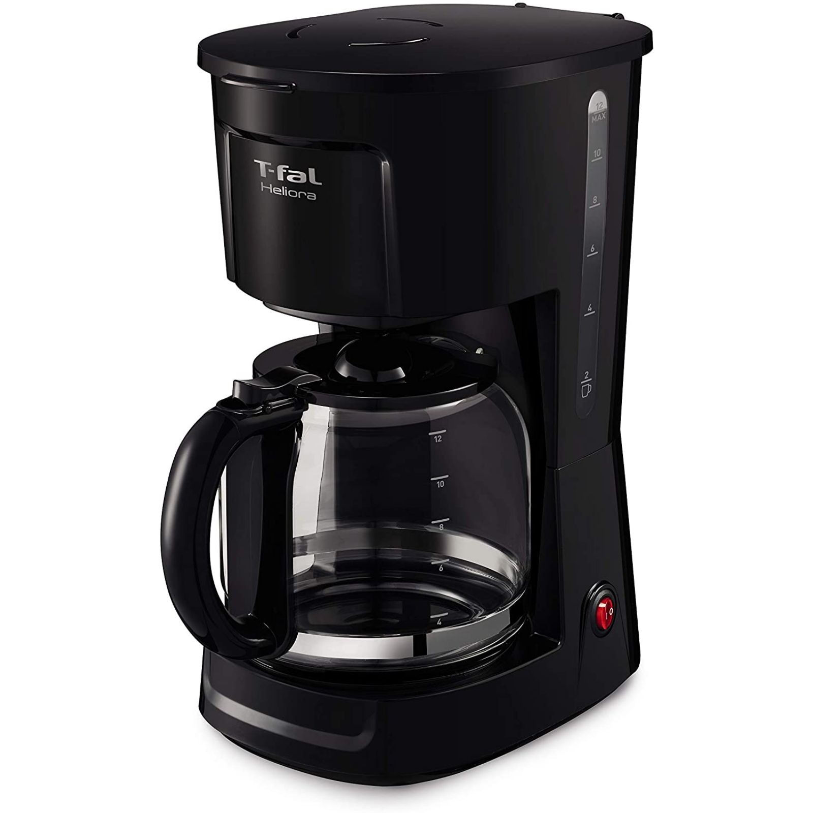 Cafetera Goteo T-Fal CM1408MX color Negro Heliora