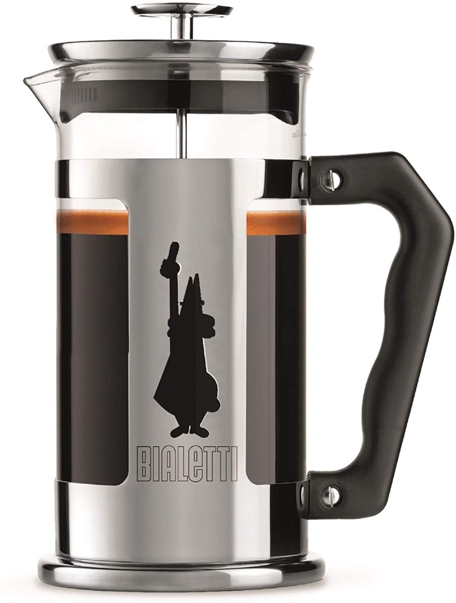 Bialetti Cafetera French Press 3 Tazas Acero Inoxidable