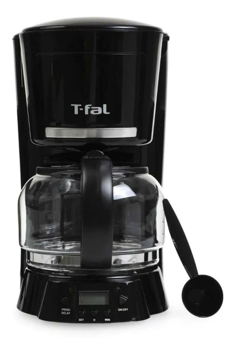 Cafetera 12 Tazas T-fal Cm513850 Programable Negra