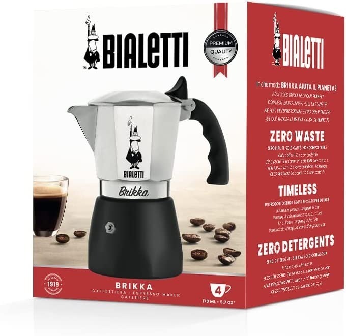 Foto 2 pulgar | Bialetti   Brikka Moka Cup Cafetera Espresso Crema 4 Tazas