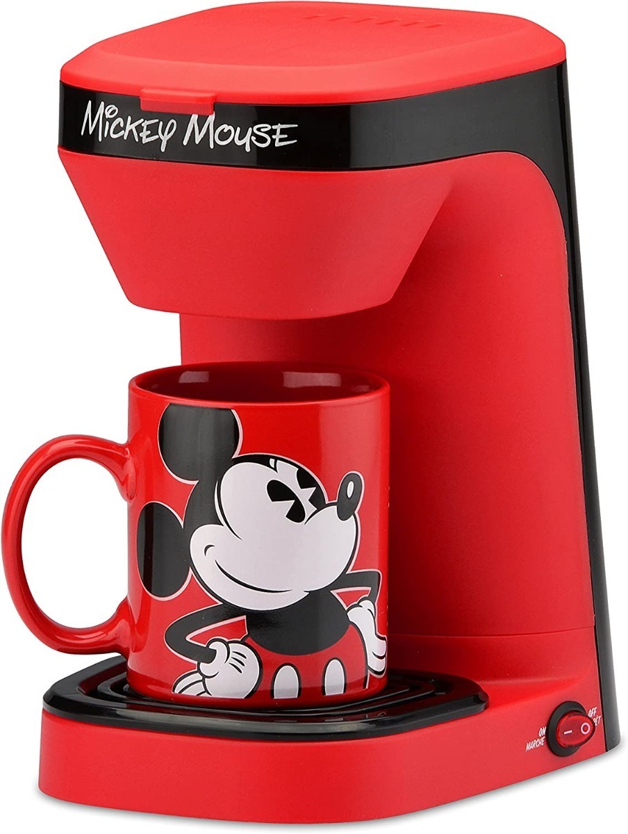 Foto 2 pulgar | Disney   cafetera Mickey Mouse Retro Taza Y Filtro Reusable