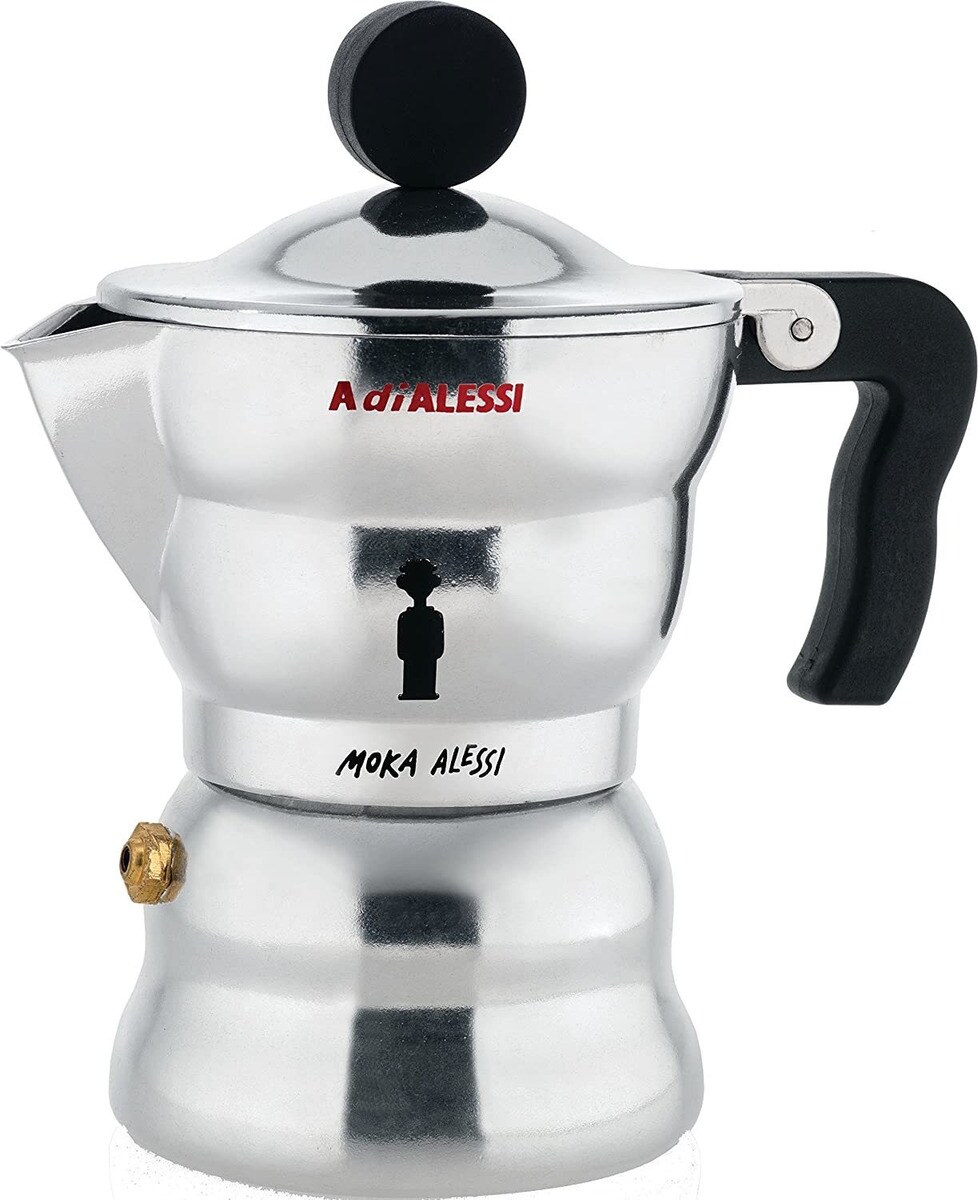 Alessi Aam33/1 Top Espresso Coffee Maker, Black $4,938