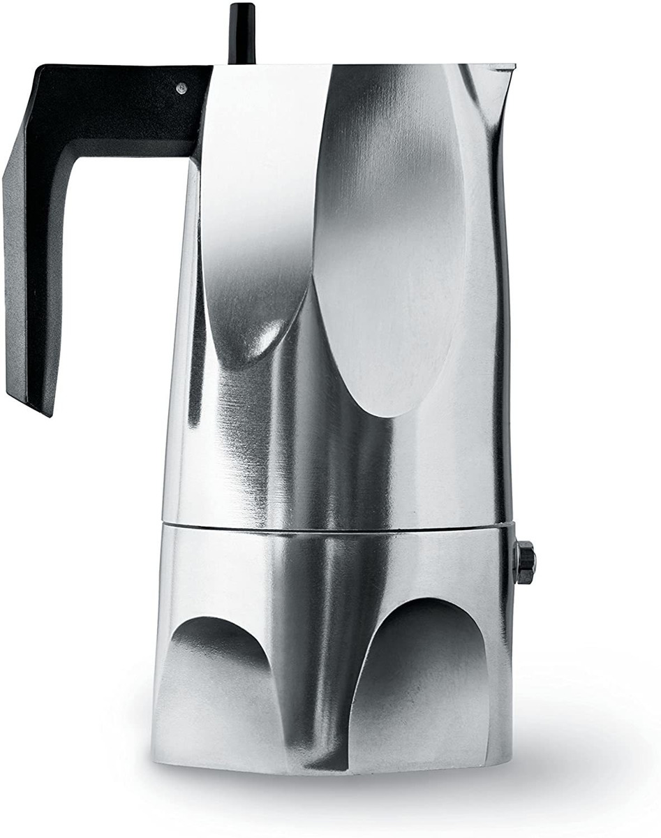 Foto 2 pulgar | Alessi Mt18/3  Ossidiana  Stove Top Espresso 3 Cup Coffee Ma