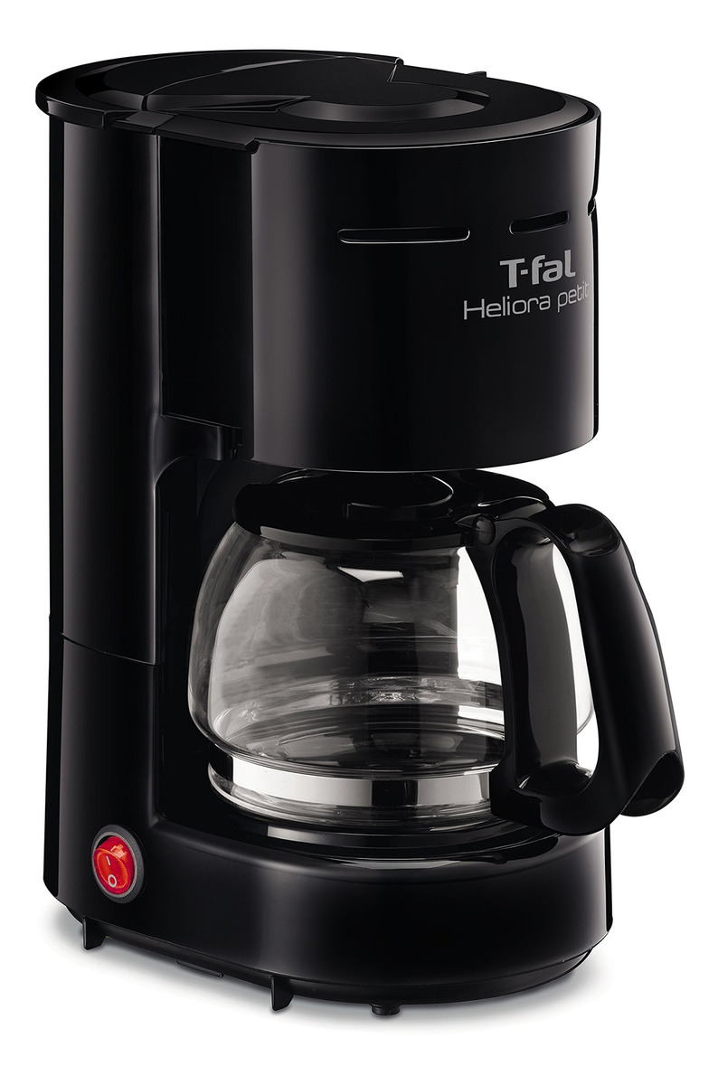 Cafetera T-fal Heliora Petit 6 Tazas Negra