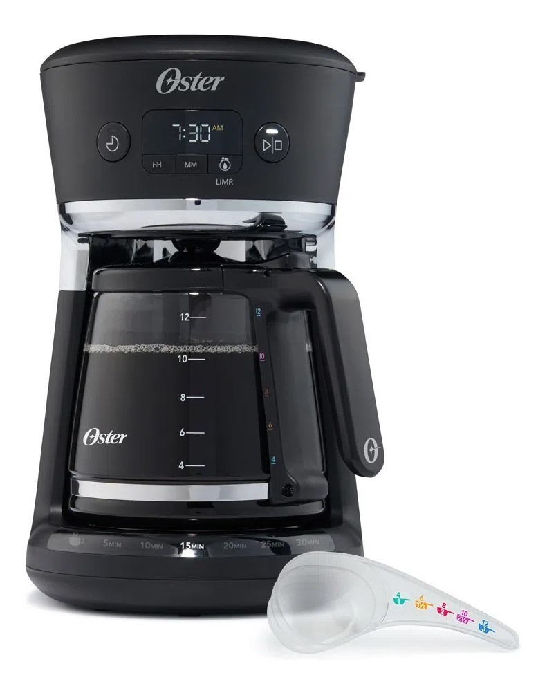 Cafetera Programable 12 Tz Medida Fácil Oster Bvstrf100